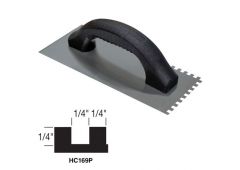 1/4x1/4x1/4 Sq. Notch Trowel