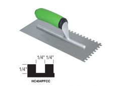 1/4x1/4x1/4 Sq. Notch Trowel