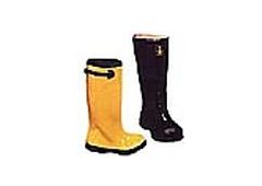 yellow slush boots - 10