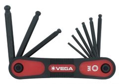 Folding Hex Key Set SAE
