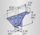 Double wing gusset connection