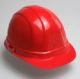 red poly-guard hard hat