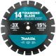 14"x .125x 1" diamond blade
