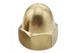 6/32 ACORN NUT BRASS