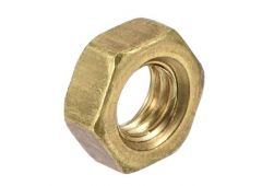 6-32 hex nut-brass