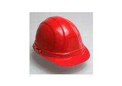 red poly-guard hard hat
