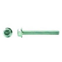 10x30mm Hex Flange Bolt Zinc