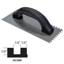 1/4x1/4x1/4 Sq. Notch Trowel