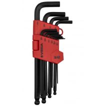 Hex Key Set Ball End SAE