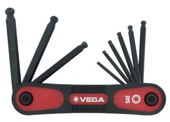 Folding Hex Key Set SAE