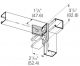 3-HOLE OFFSET BENT ANGLE