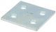 4 hole splice plate-zinc