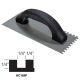 1/4x1/4x1/4 Sq. Notch Trowel